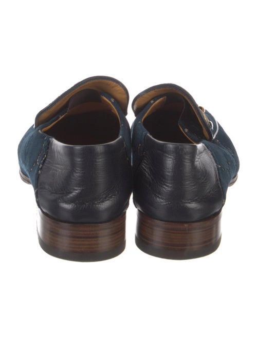 Gucci GG Logo Velvet Loafers