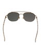 Gucci Aviator Tinted Sunglasses