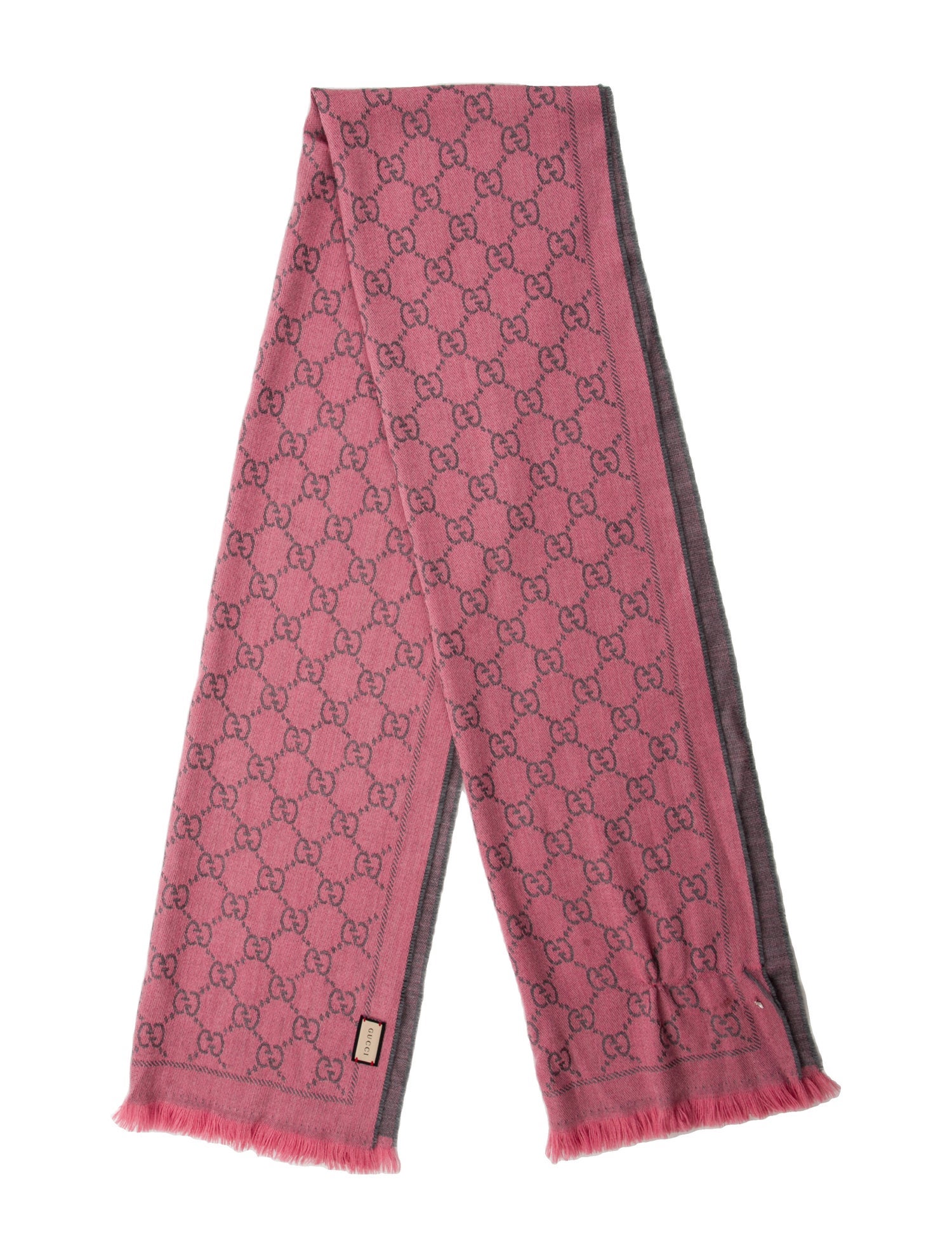 Gucci Wool GG Logo Scarf