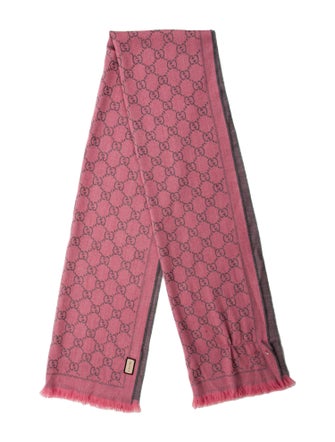 Gucci Wool GG Logo Scarf