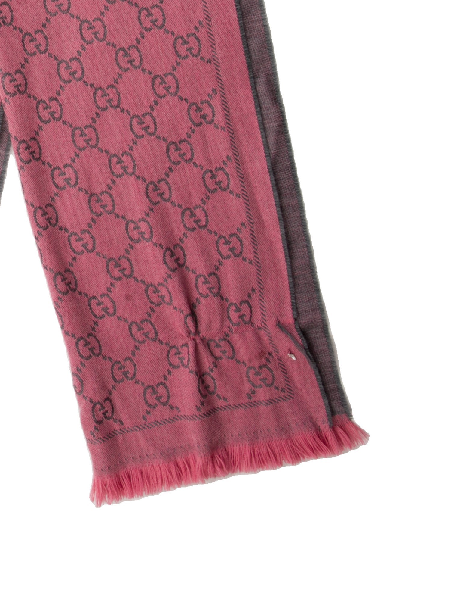 Gucci Wool GG Logo Scarf