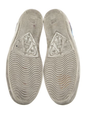 Gucci Leather Striped Sneakers