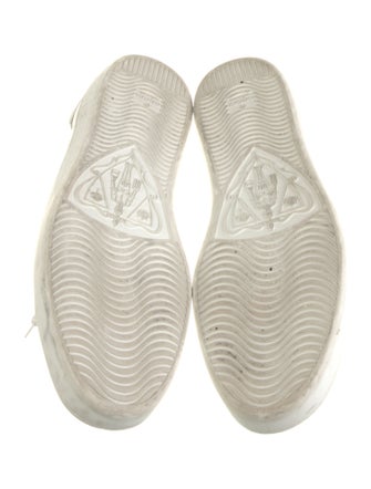 Gucci Sylvie Web Accent Leather Sneakers