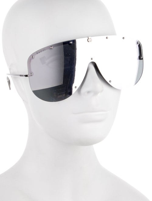 Gucci Shield Tinted Sunglasses