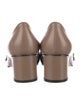 Gucci Double G Logo Leather Pumps