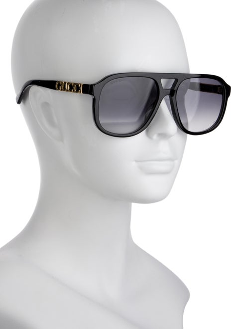 Gucci Square Gradient Sunglasses