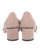 Gucci Double G Logo Suede Pumps