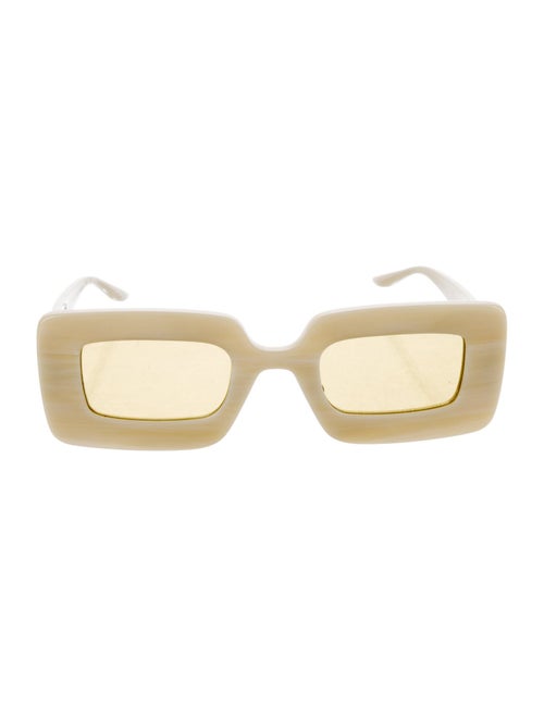 Gucci Double G Logo Square Sunglasses