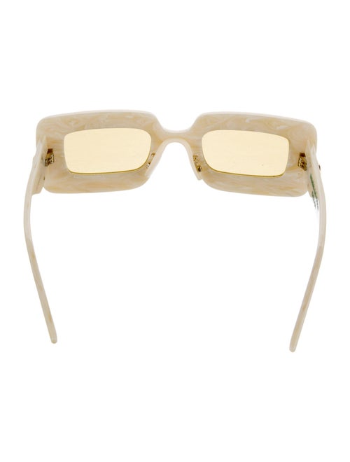 Gucci Double G Logo Square Sunglasses