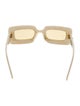 Gucci Double G Logo Square Sunglasses