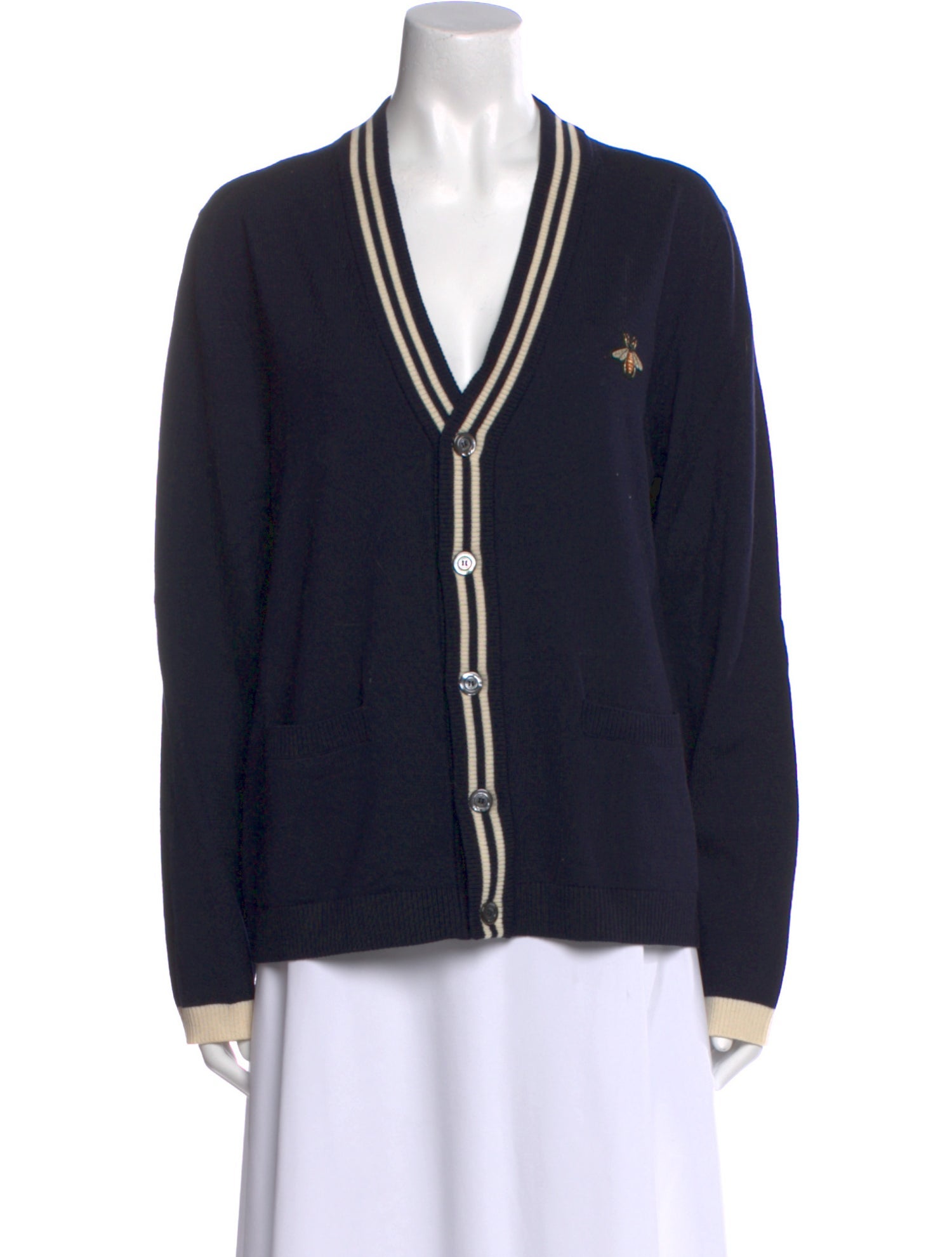 Gucci Wool V-Neck Sweater