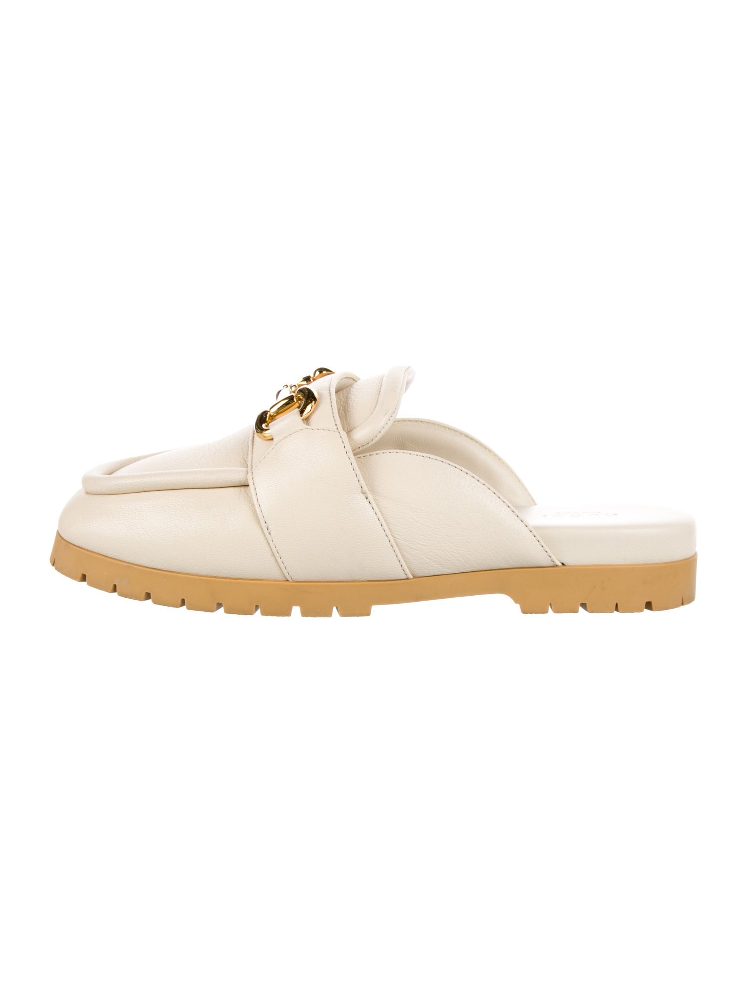 Gucci Horsebit Accent Leather Mules