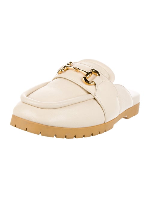 Gucci Horsebit Accent Leather Mules