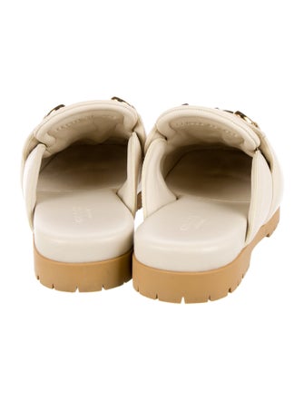 Gucci Horsebit Accent Leather Mules