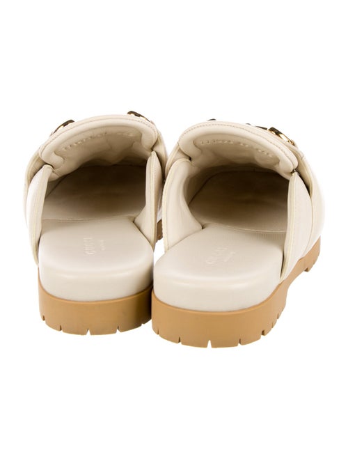 Gucci Horsebit Accent Leather Mules