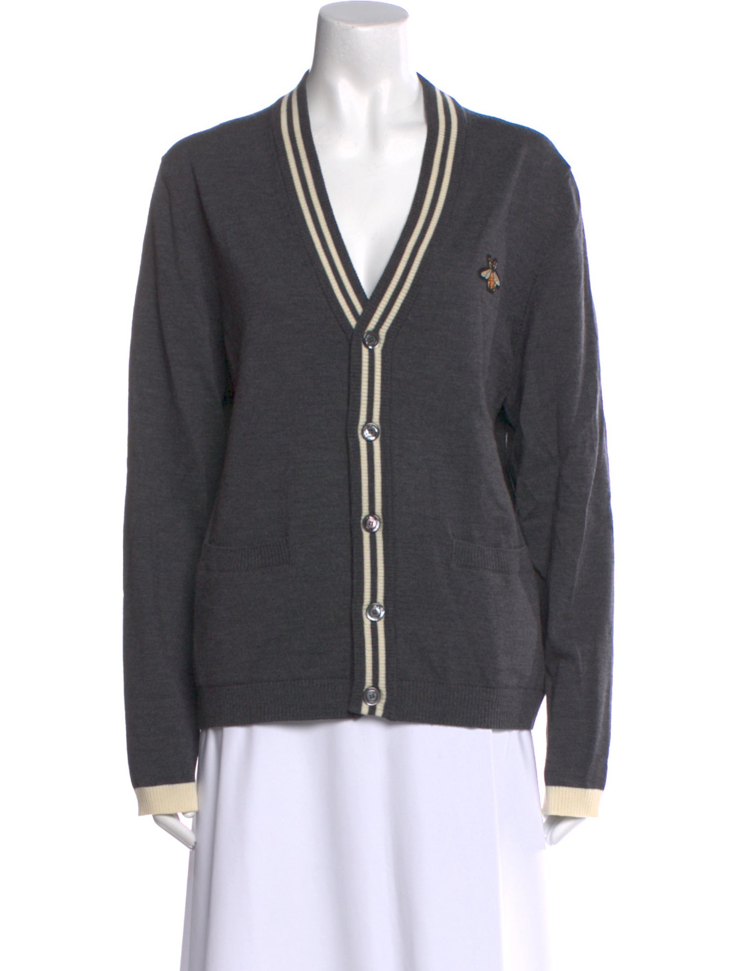 Gucci Wool V-Neck Sweater