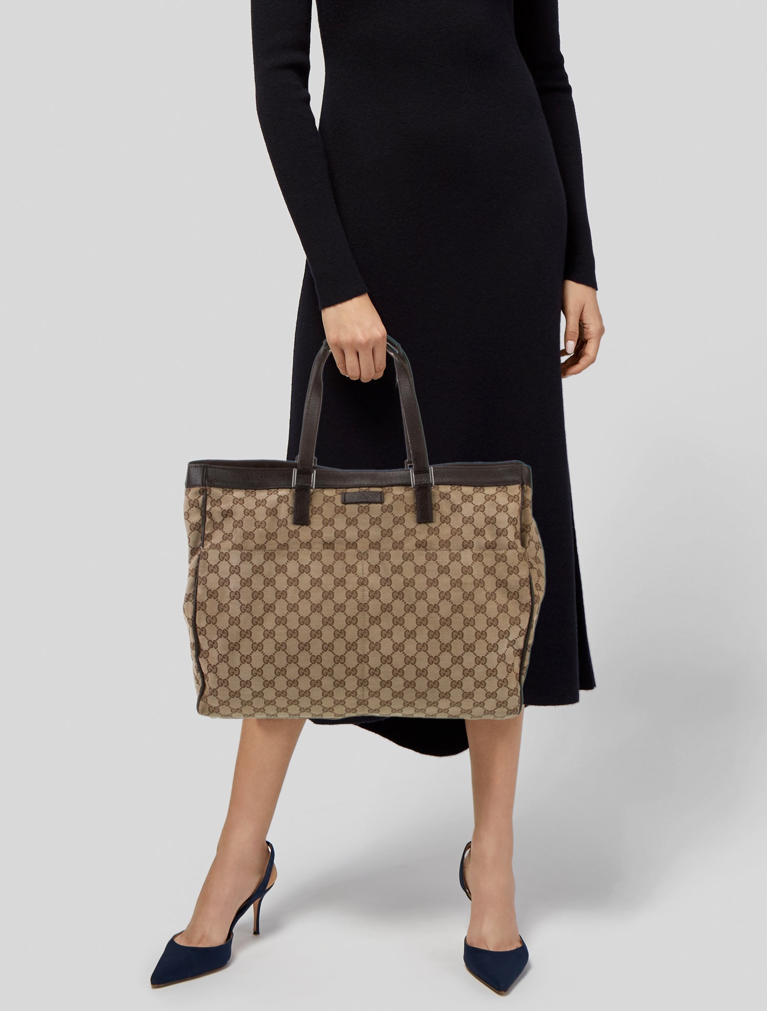 Gucci GG Canvas Tote Vintage