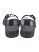 Gucci Sukey Logo Rubber Slingback Sandals