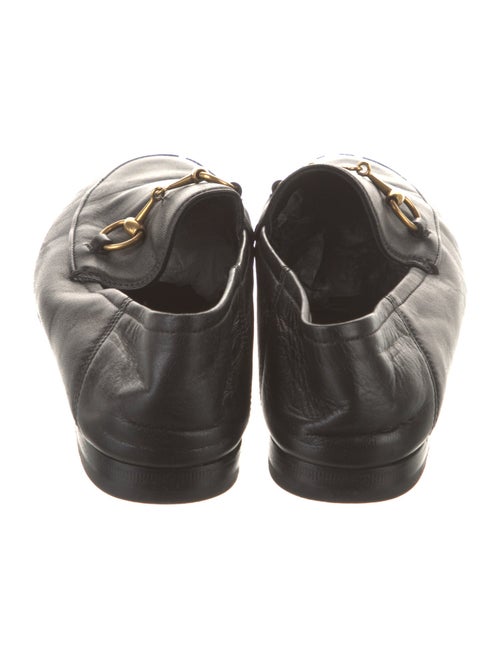 Gucci Horsebit Accent Leather Loafers