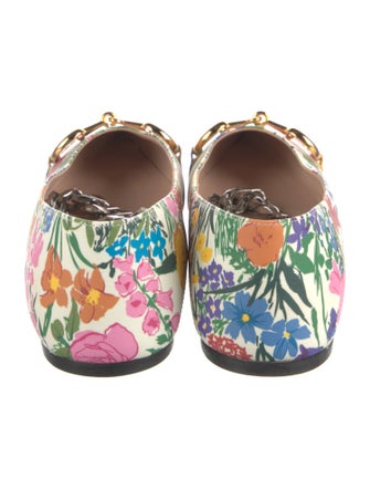 Gucci Horsebit Accent Leather Mary Jane Flats