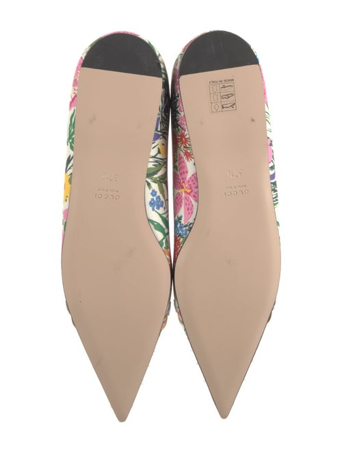 Gucci Horsebit Accent Leather Mary Jane Flats