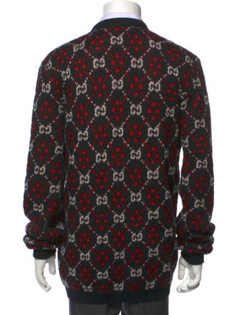 Gucci GG Logo Alpaca Cardigan