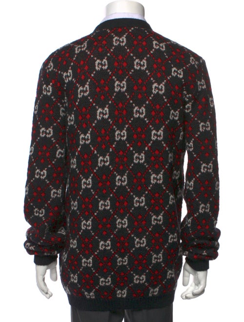 Gucci GG Logo Alpaca Cardigan