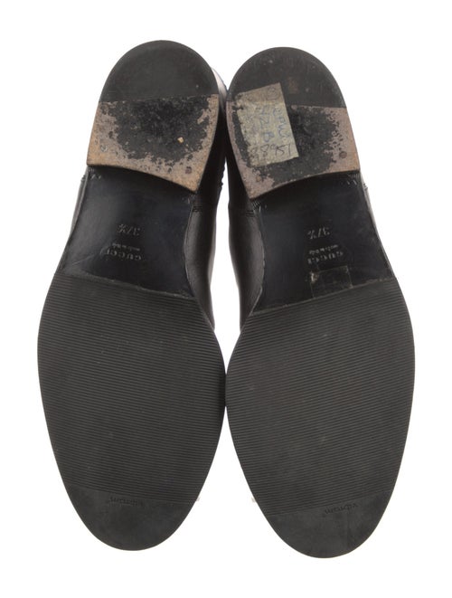 Gucci Hasler Horsebit Accent Leather Riding Boots