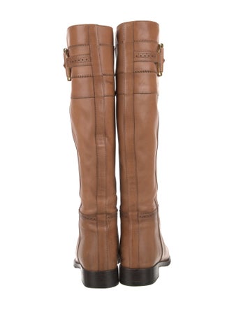 Gucci Horsebit Accent Leather Riding Boots
