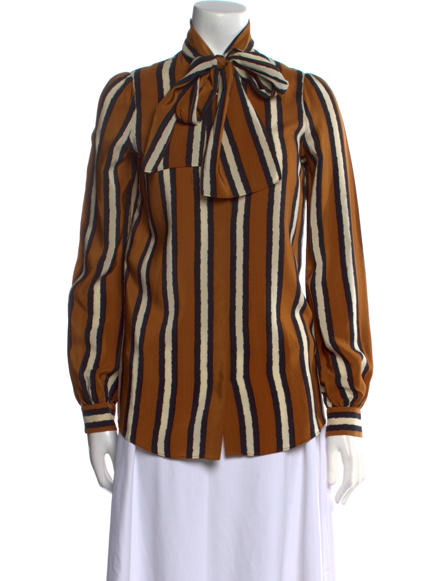 Gucci 2014 Silk Button-Up Top