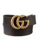 Gucci 2015 Re Edition Wide Leather Belt Double G Logo Belt
