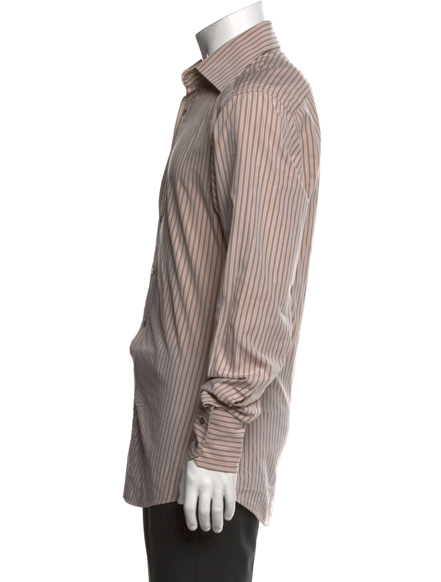 Gucci Vintage Striped Dress Shirt