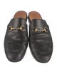 Gucci Horsebit Accent Leather Mules