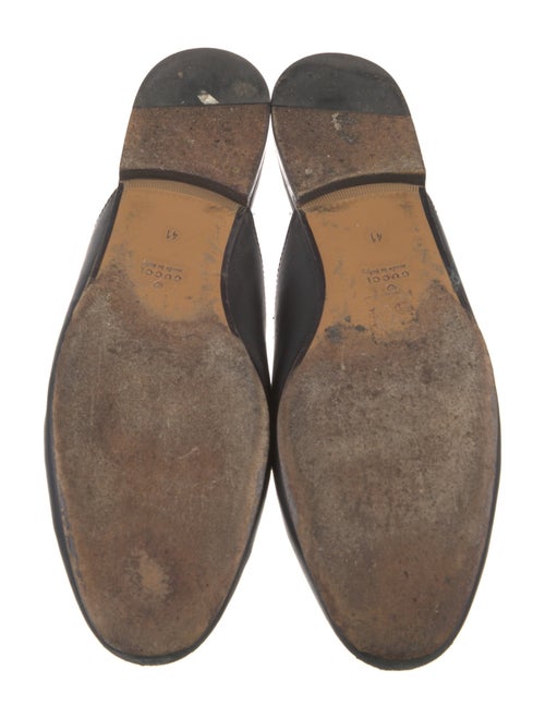 Gucci Horsebit Accent Leather Mules