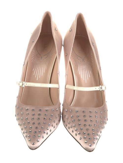 Gucci Double G Logo Satin Pumps