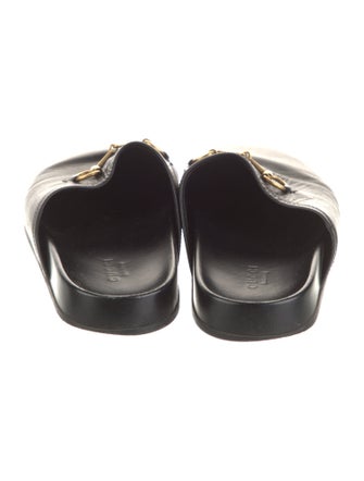 Gucci Horsebit Accent Leather Mules