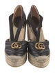 Gucci Double G Logo Leather D'Orsay Pumps