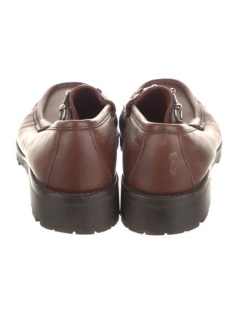 Gucci Horsebit Accent Leather Dress Loafers