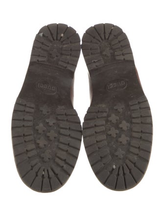 Gucci Horsebit Accent Leather Dress Loafers