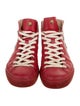 Gucci Feline Head Accent Leather Sneakers