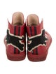 Gucci Feline Head Accent Leather Sneakers