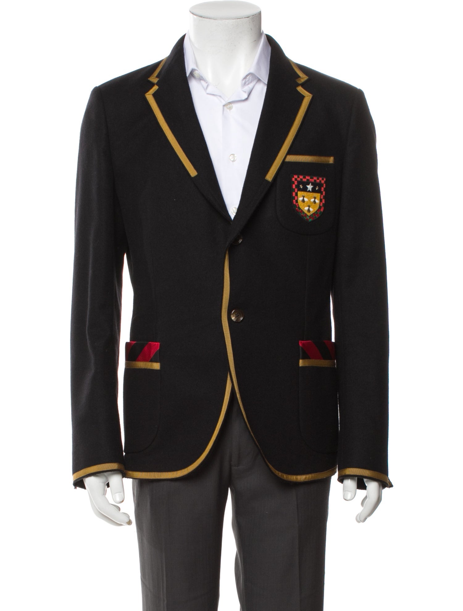 Gucci Wool Printed Blazer