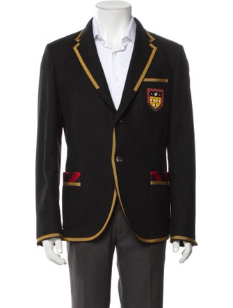 Gucci Wool Printed Blazer