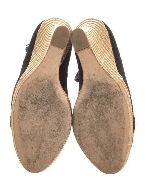 Gucci Horsebit Accent Suede Pumps