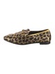 Gucci Horsebit Accent Animal Print Loafers