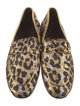 Gucci Horsebit Accent Animal Print Loafers