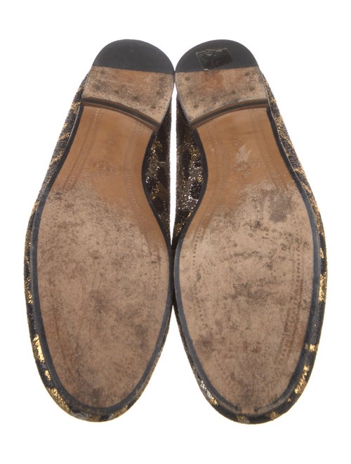 Gucci Horsebit Accent Animal Print Loafers