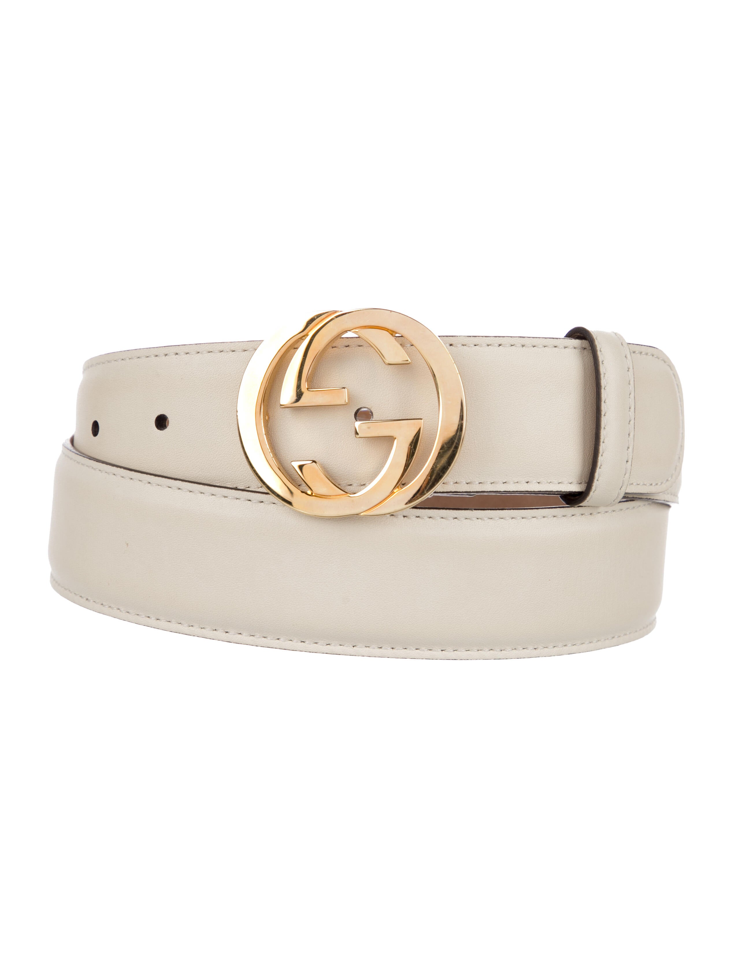 Gucci Interlocking G Logo Leather Belt