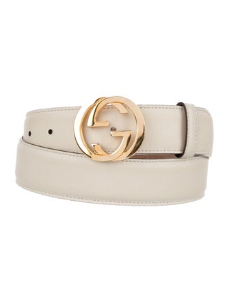 Gucci Interlocking G Logo Leather Belt