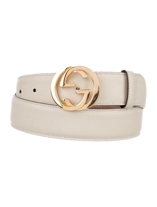 Gucci Interlocking G Logo Leather Belt